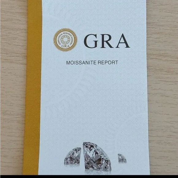 2 Carat Round Moissanite Platinum and Rhodium Plated 925 Silver Ring - Picture 11 of 14